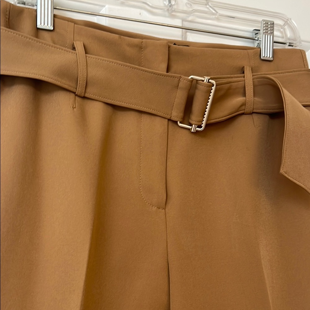 White House Black Market Tan High-Waisted Trousers - Picture 3 of 6